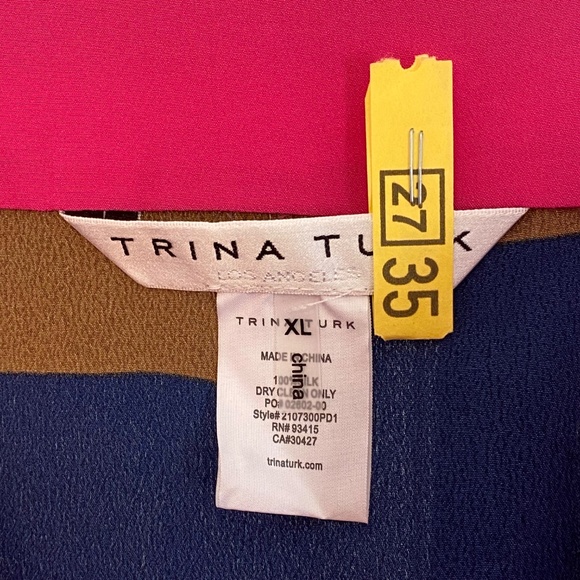 Theodora Printed Silk Caftan Dress - Picture 7 of 8